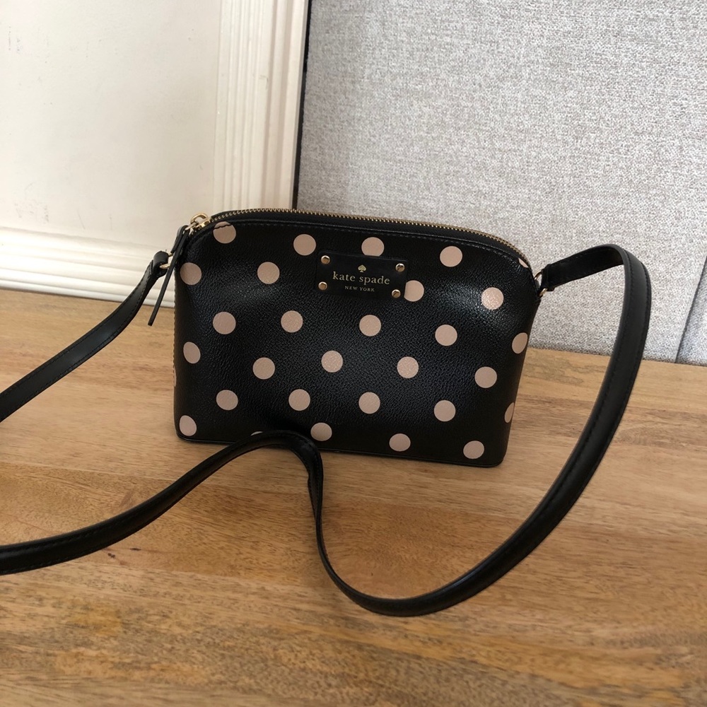 Kate spade polka dot crossbody